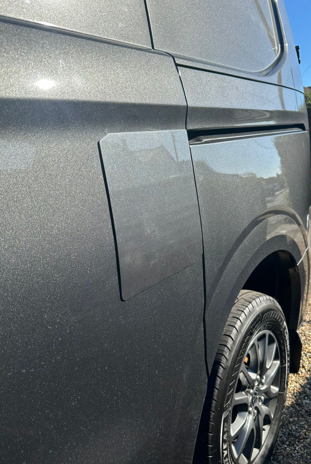 Ford Custom 24> V-Armour External Latch Shield